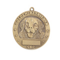 Custom Manufacturers wholesale 3D bronze pet dog tags names dog tag